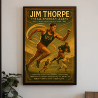 Jim Thorpe The All-American Legend Jim Thorpe Poster