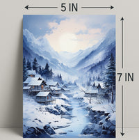 Winter Wonderland Village Poster
