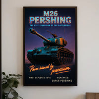 M26 Pershing The Steel Guardian Poster PosterGoat