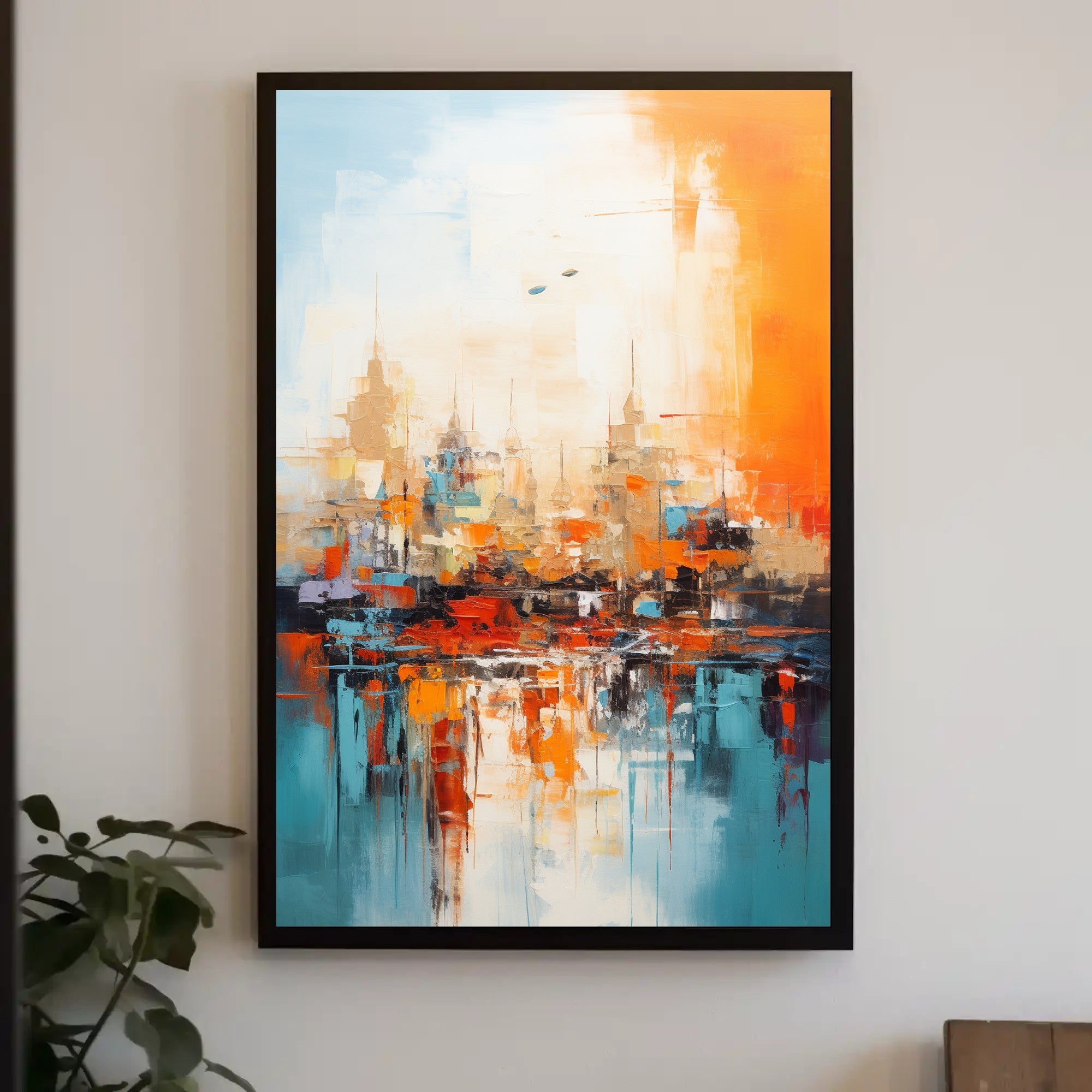 Abstract Cityscape Abstract Poster
