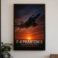 F-4 Phantom II Legend of the Skies Poster PosterGoat