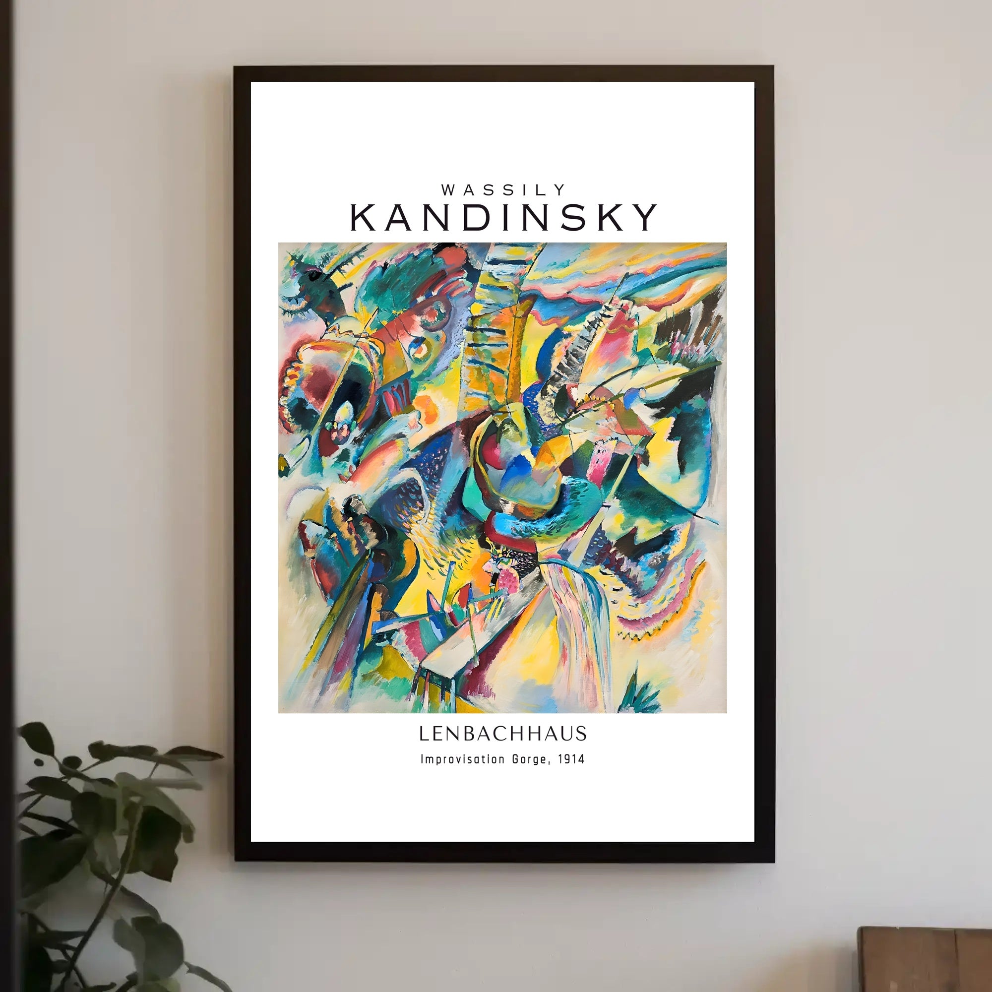 Wassily Kandinsky Improvisation Gorge 1914 Poster