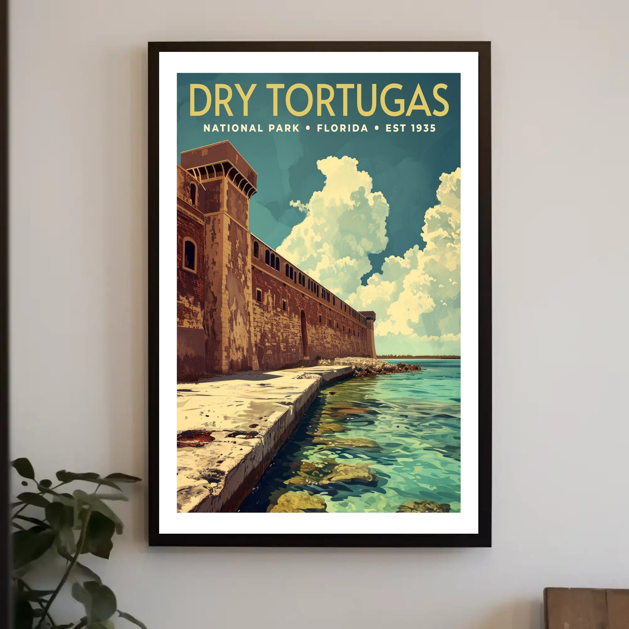 Dry Tortugas National Park Scenic Travel Poster