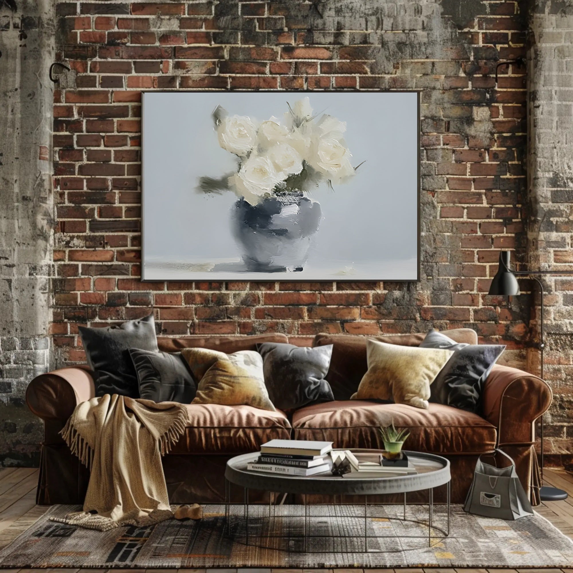 Serenity in White Poster