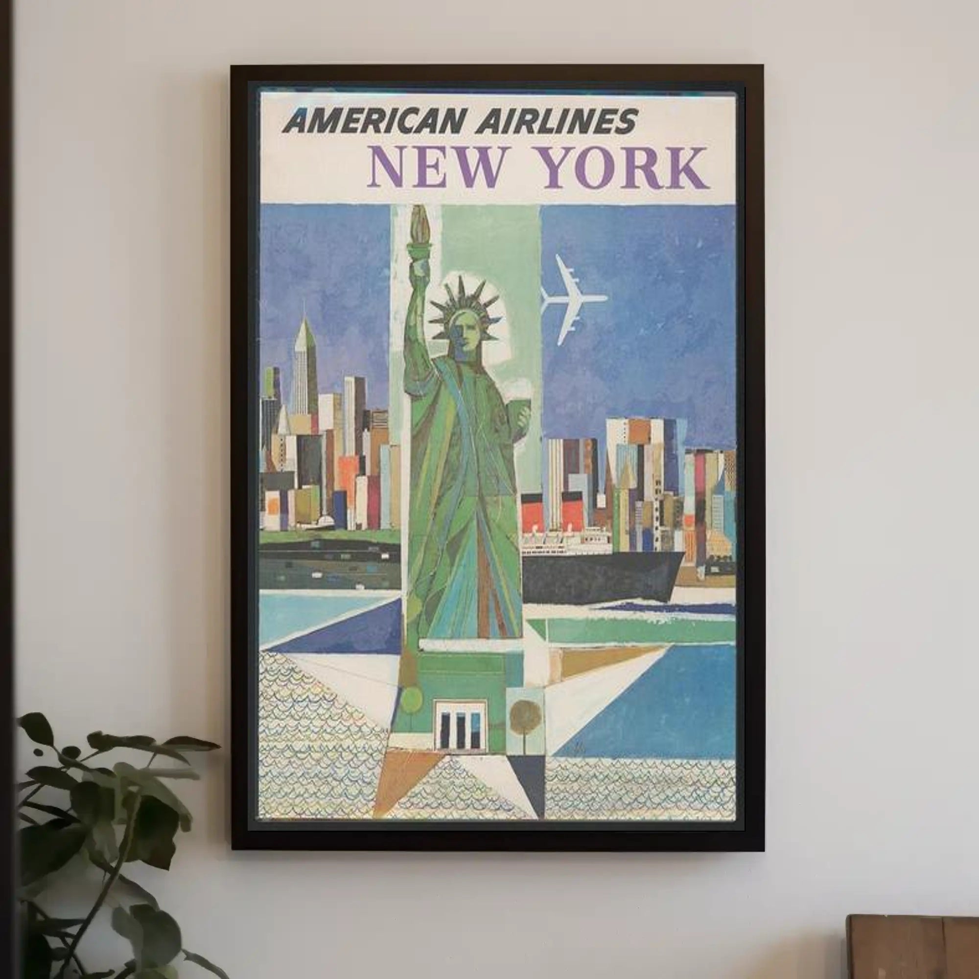 American Airlines New York Poster PosterGoat