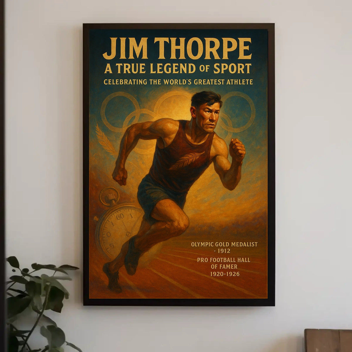 Jim Thorpe A True Legend of Sport Poster