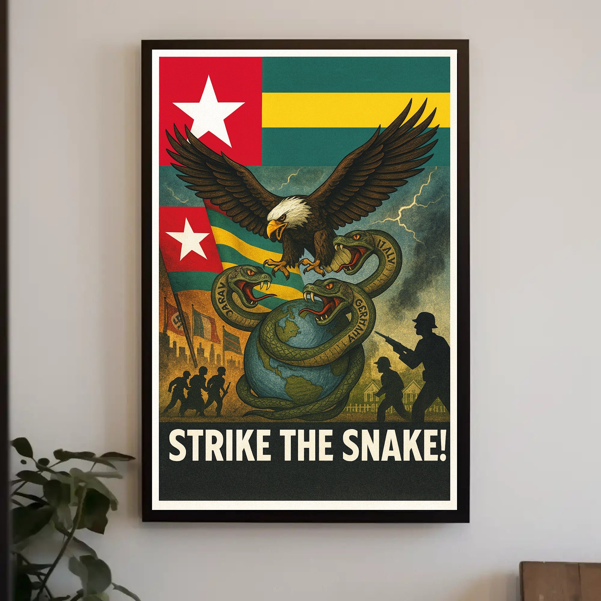 Strike the Snake! Poster PosterGoat