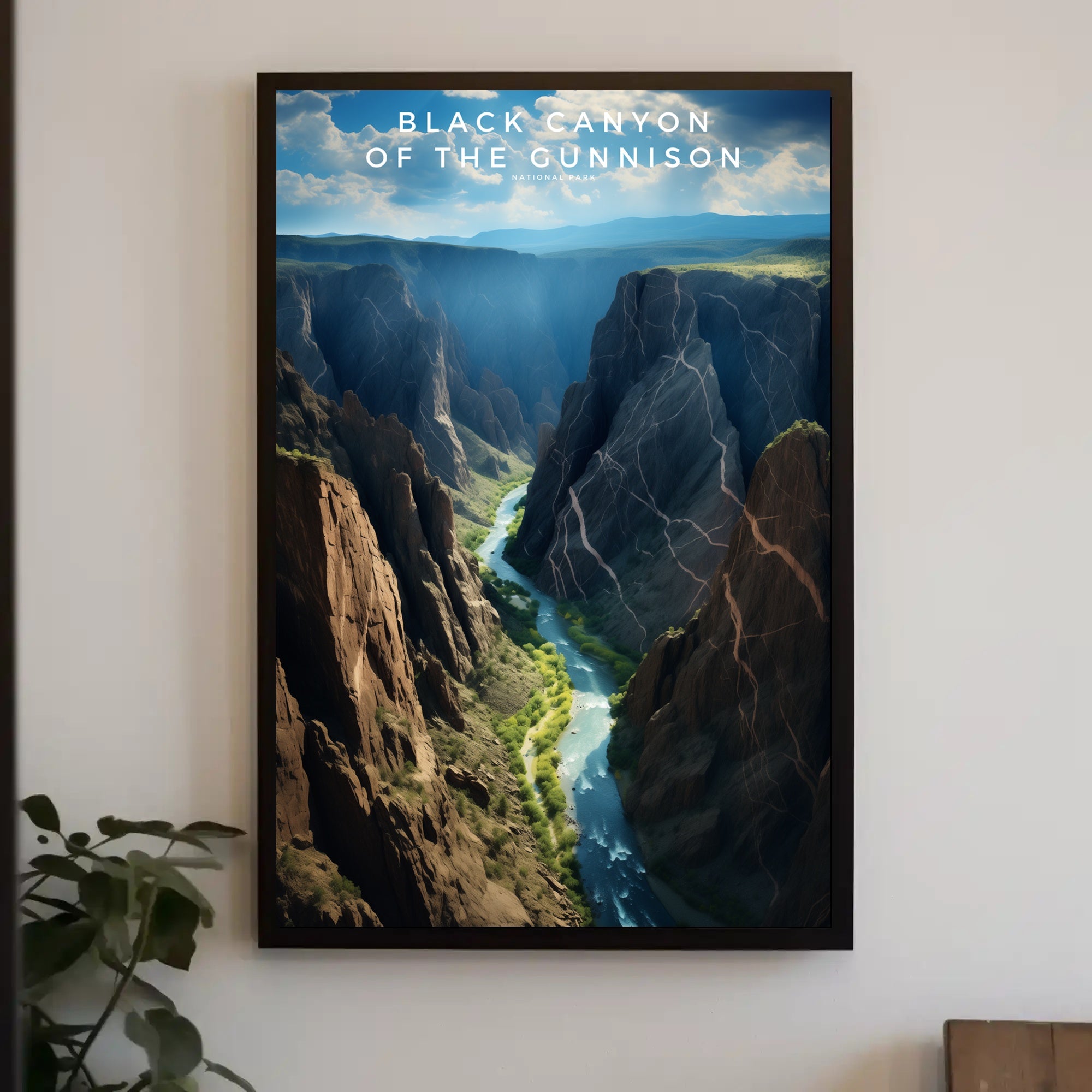 Black Canyon Of The Gunnison Travel Poster