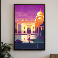 Tranquil Evening at the Palace Poster