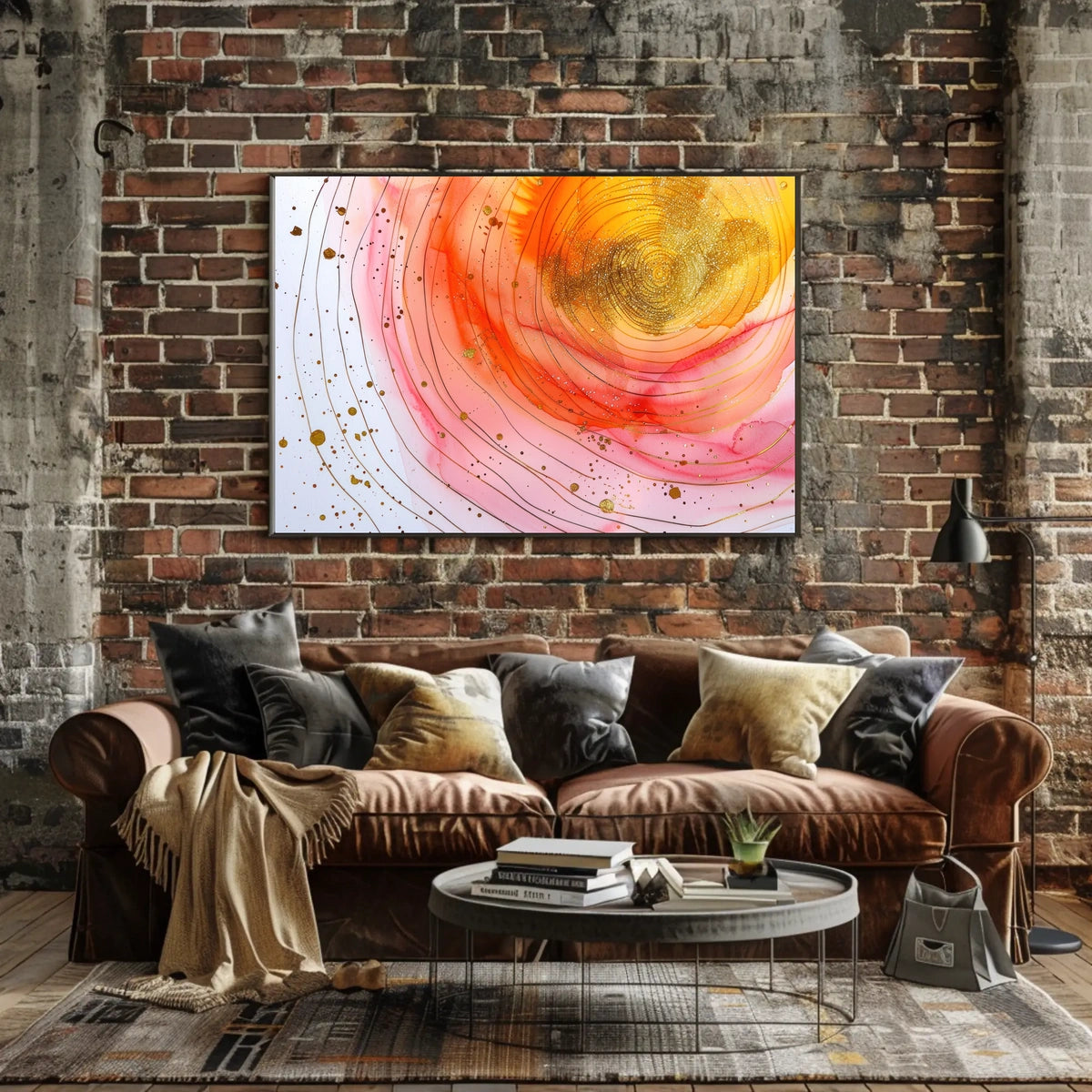 Radiant Abstraction Poster