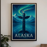 Alaska Land of the Northern Lights Poster