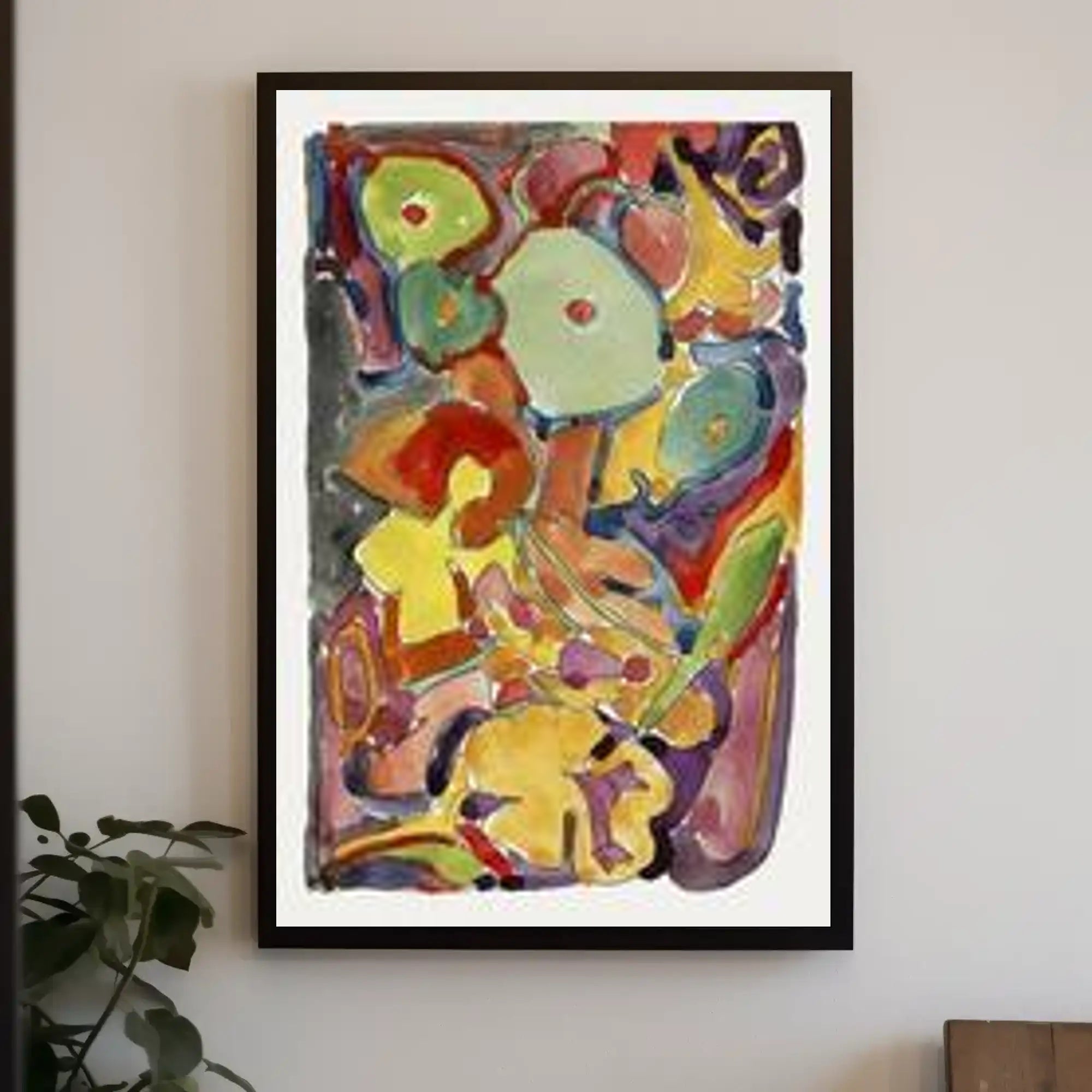 Vibrant Abstract Expression Poster