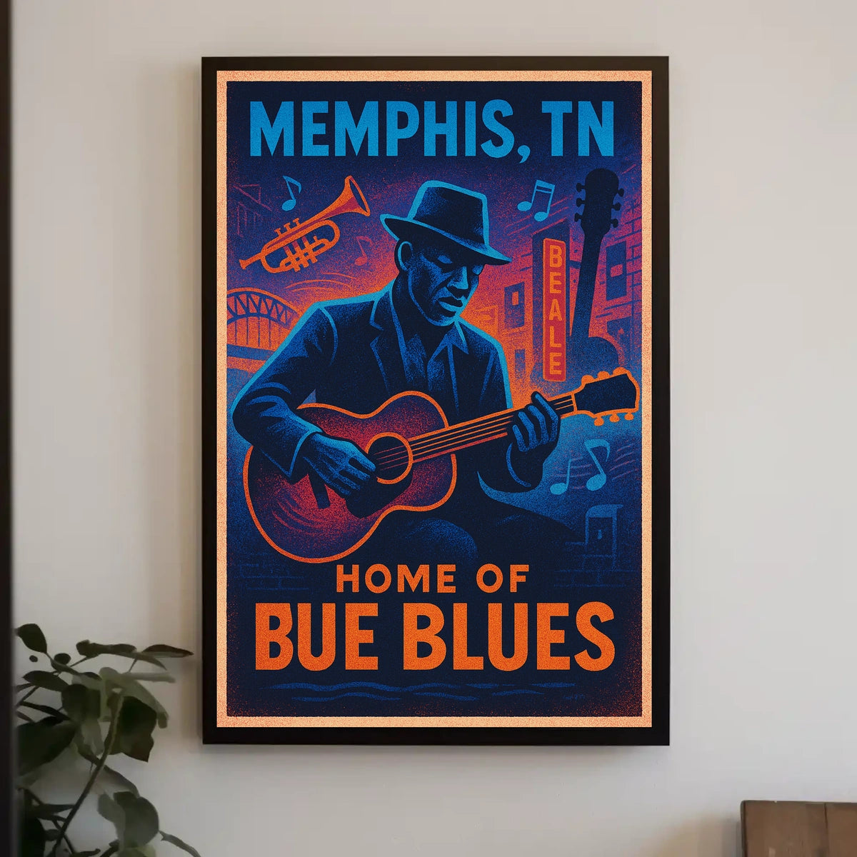 Memphis Blues Poster