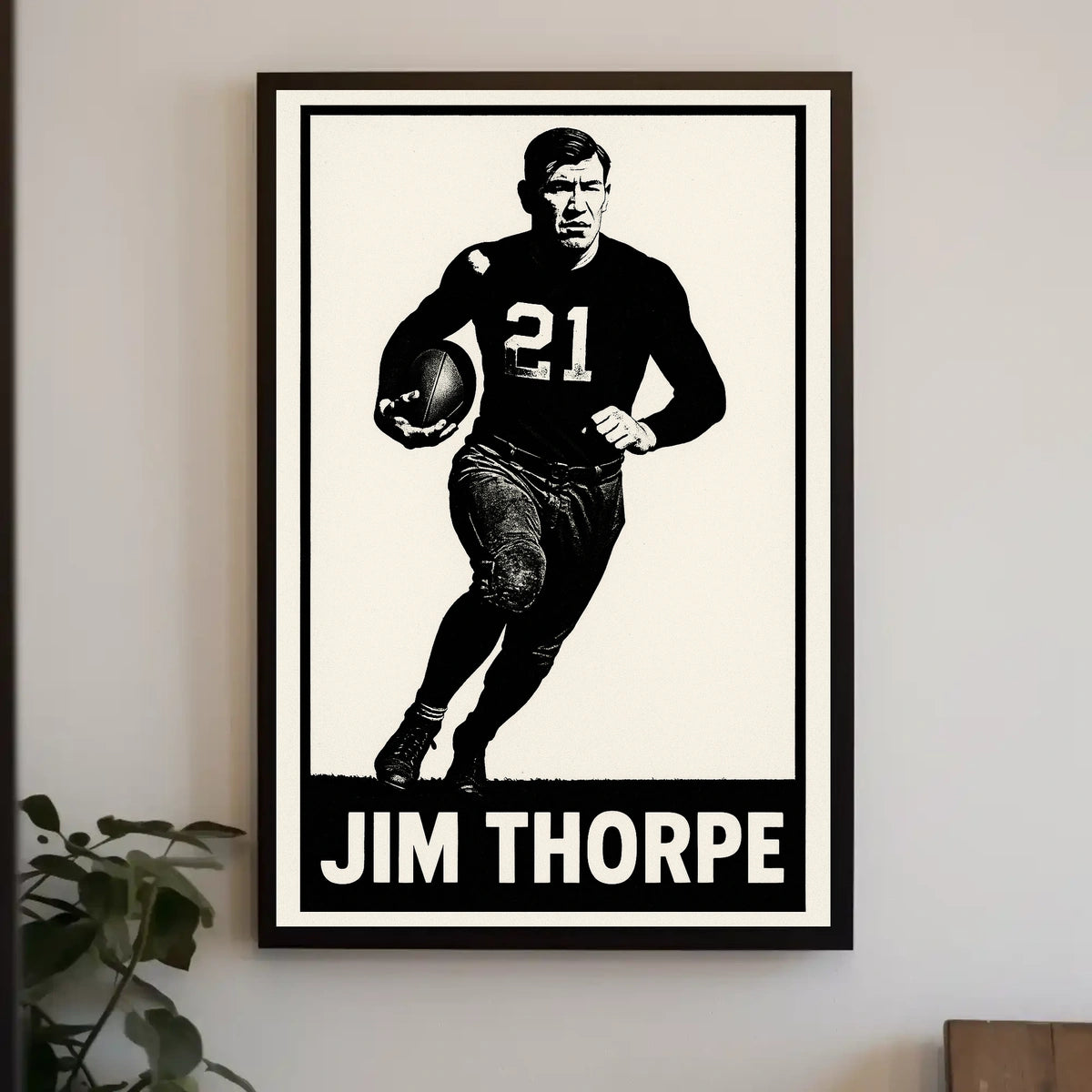 Jim Thorpe Legendary Athlete Poster
