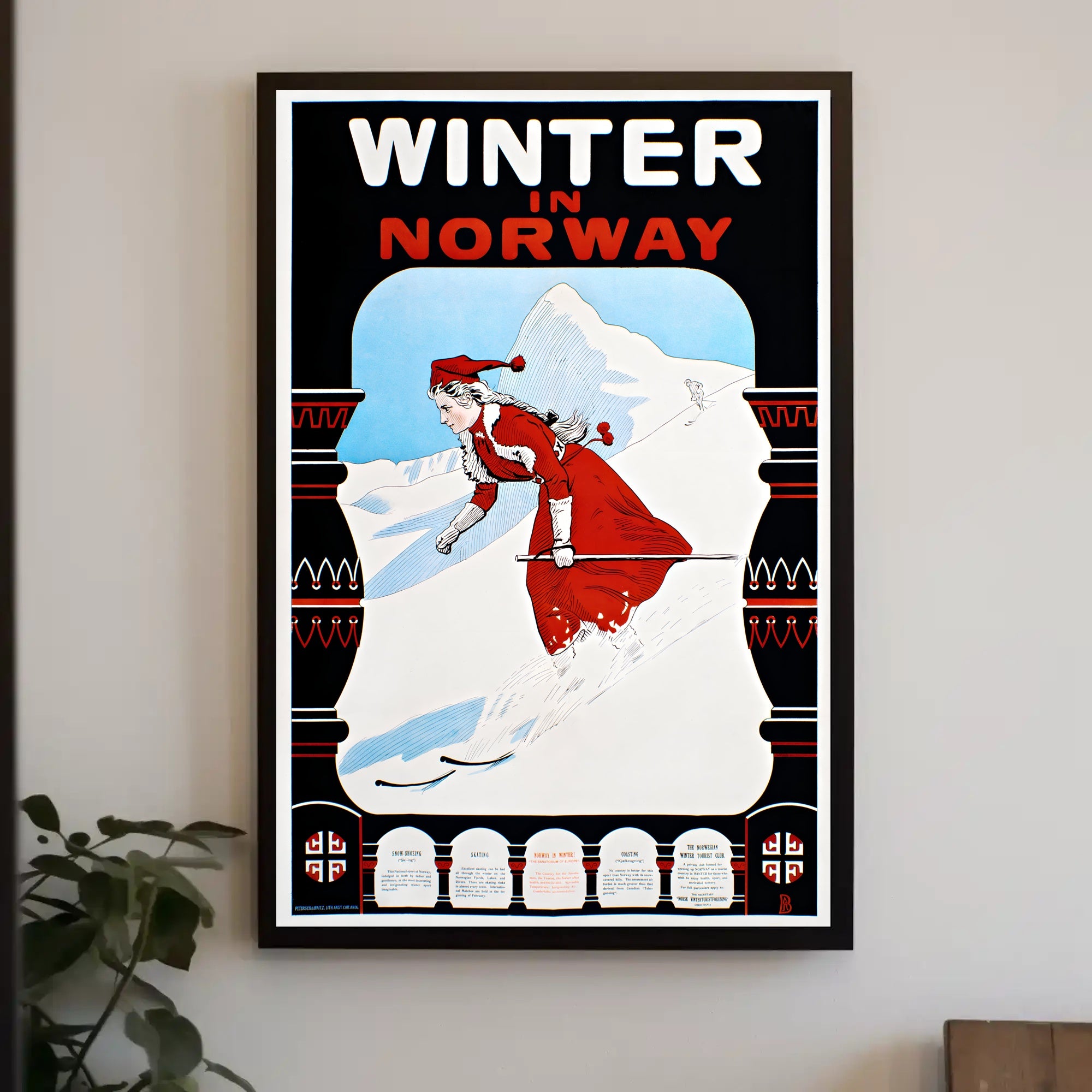 Winter in Norway Poster PosterGoat