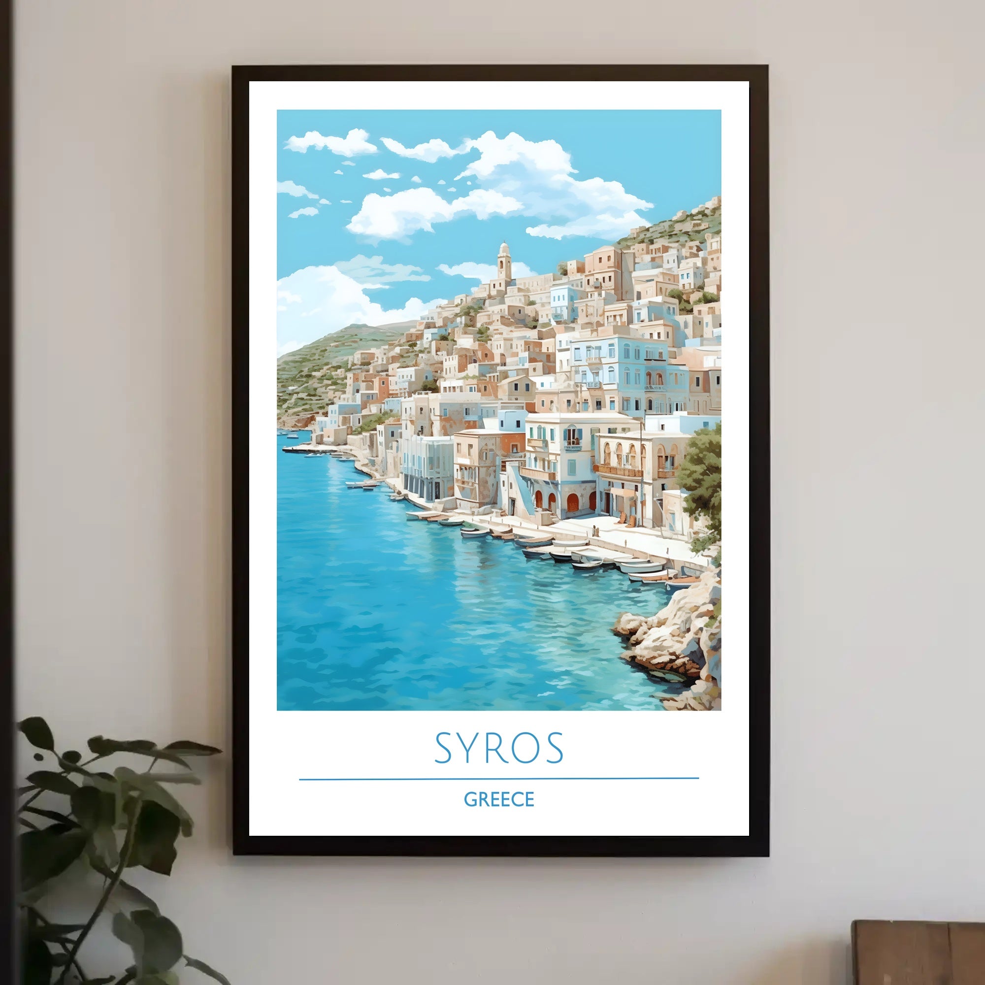 Serene Views of Syros Poster