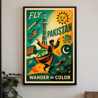 Wander In Color Pakistan's Cultural Expression Poster PosterGoat