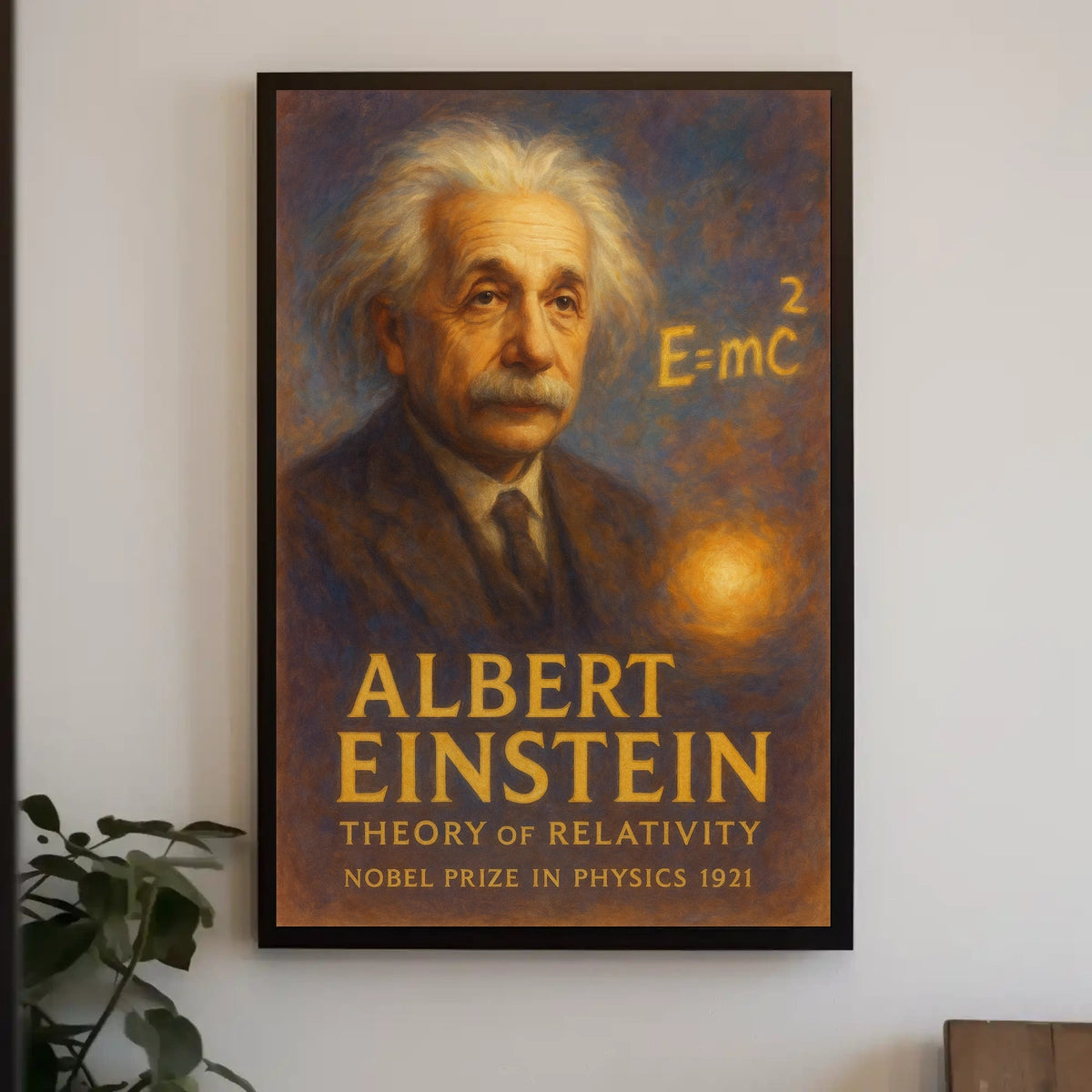 Albert Einstein Theory Of Relativity Poster