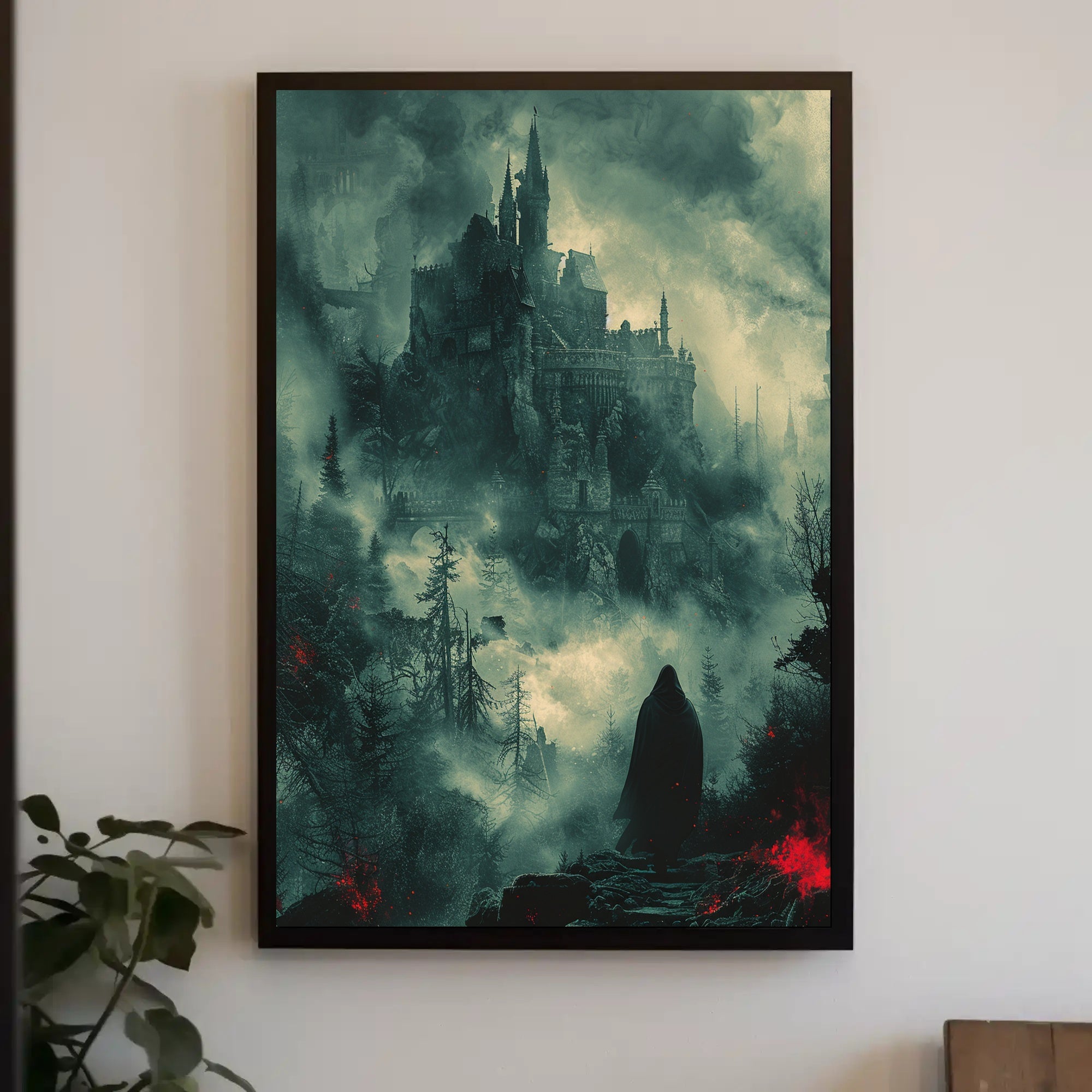 Dark Gothic Castle Adventure Fantasy or Mythology Poster PosterGoat