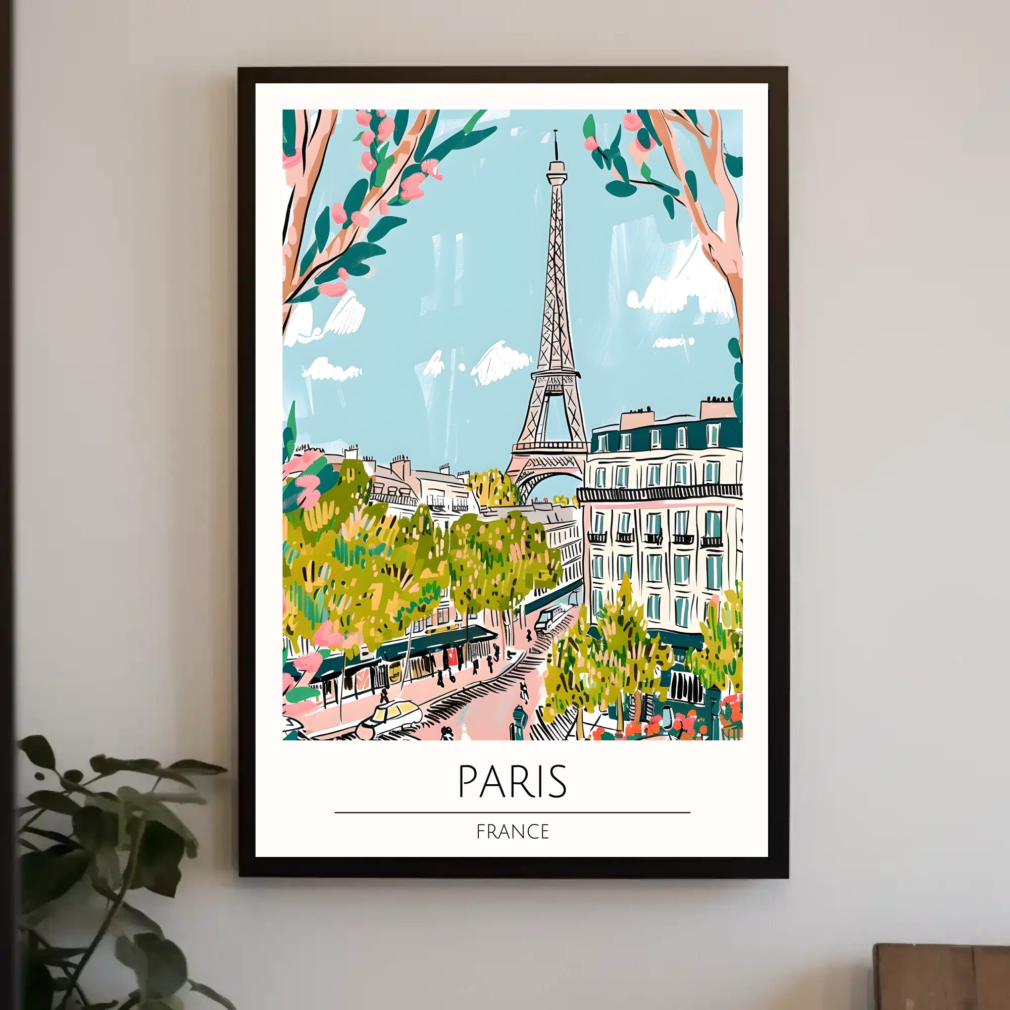 Paris in Bloom Poster PosterGoat