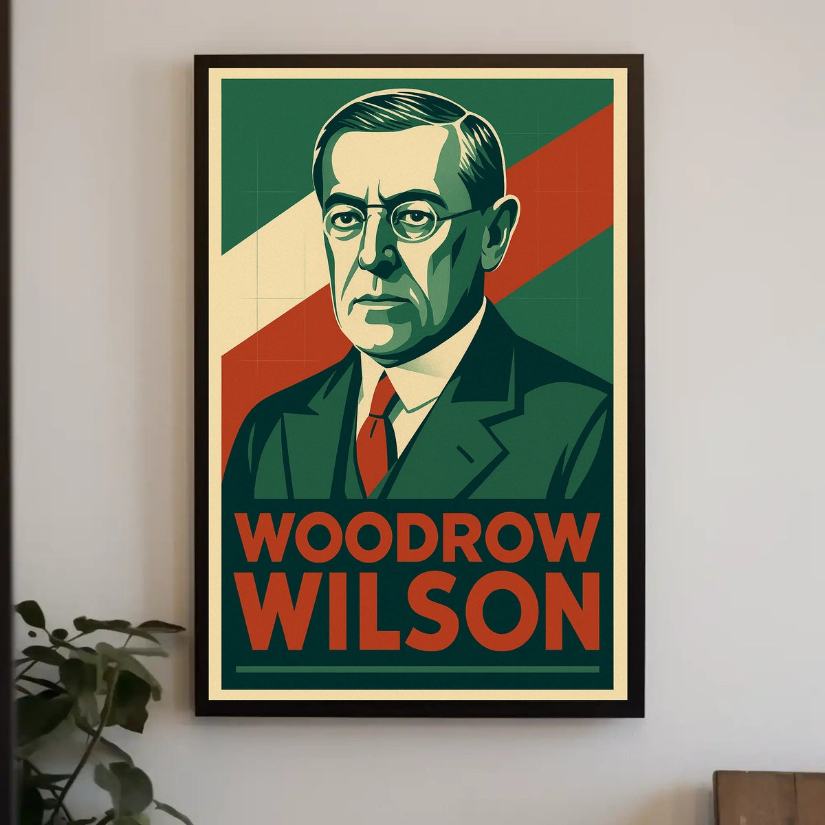Woodrow Wilson Vintage Ads Poster