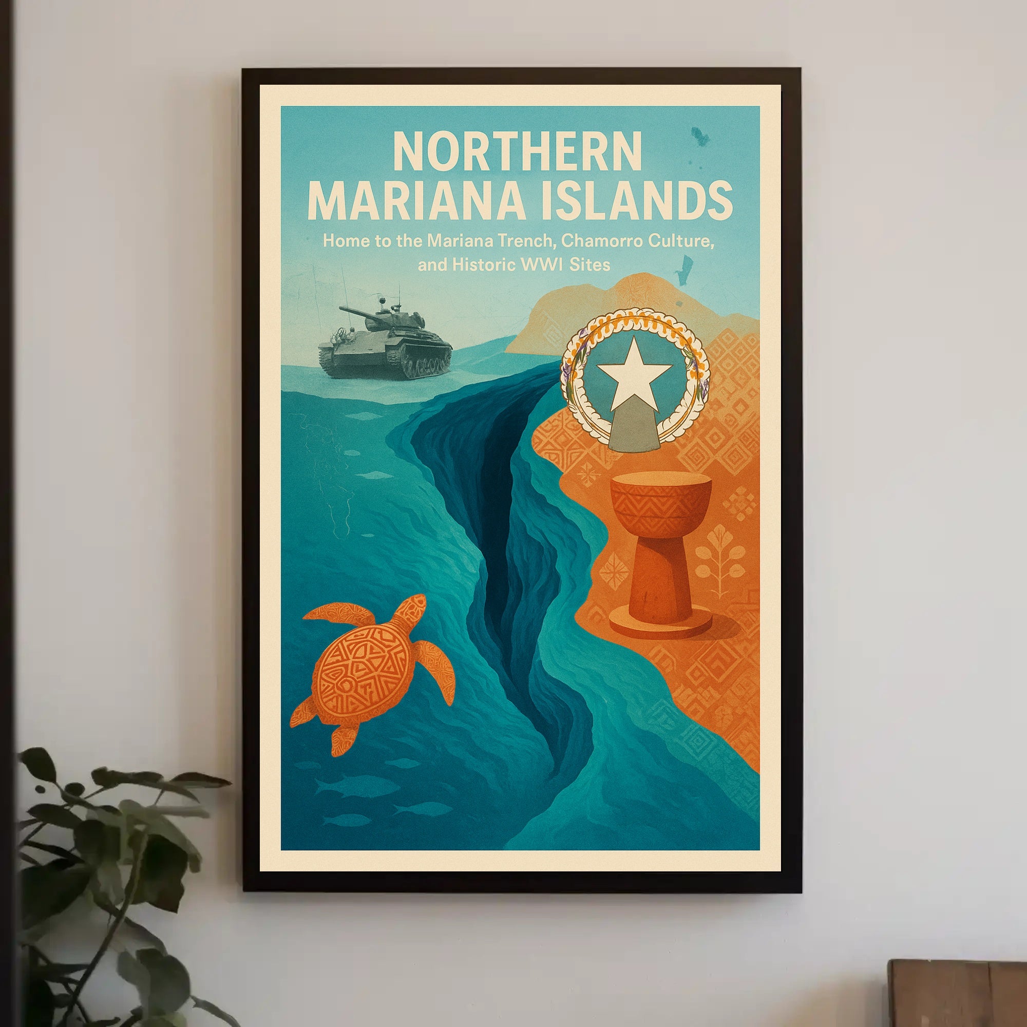 Northern Mariana Islands Cultural and Heritage Poster