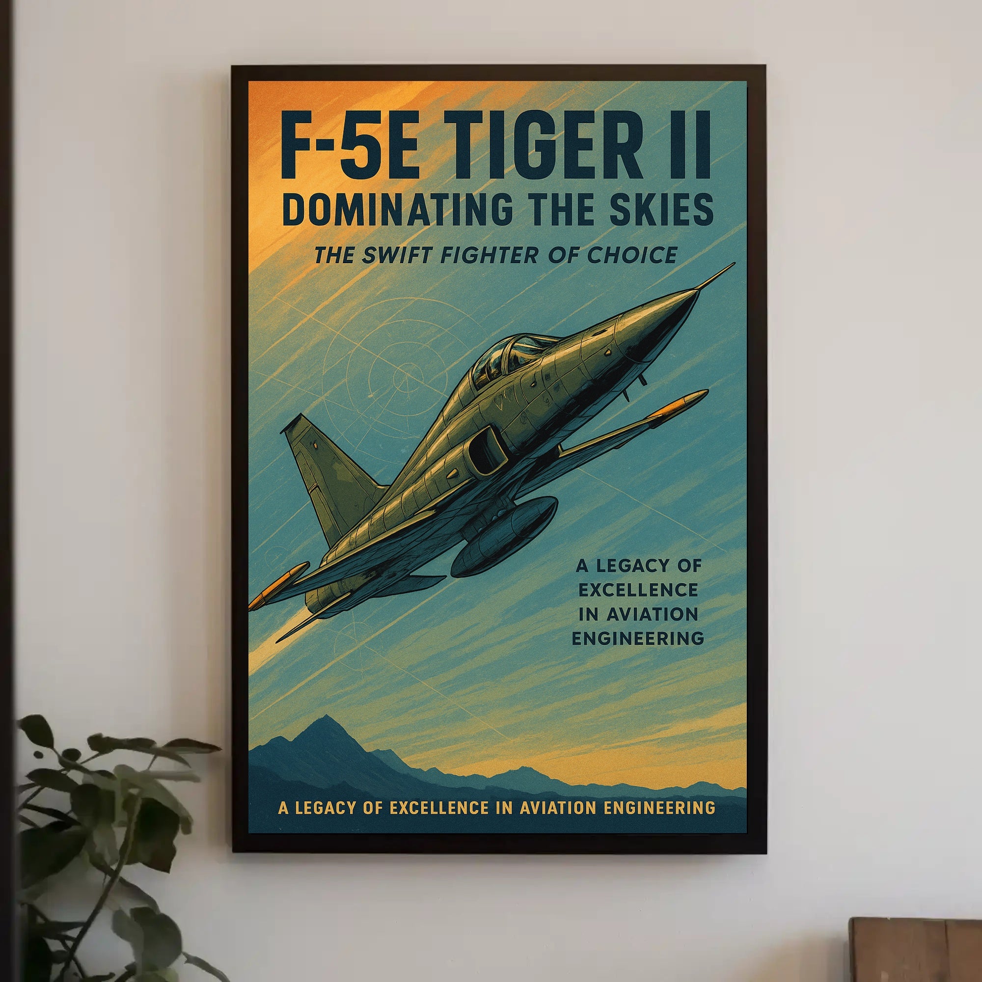 F-5E Tiger II Dominating the Skies Poster PosterGoat
