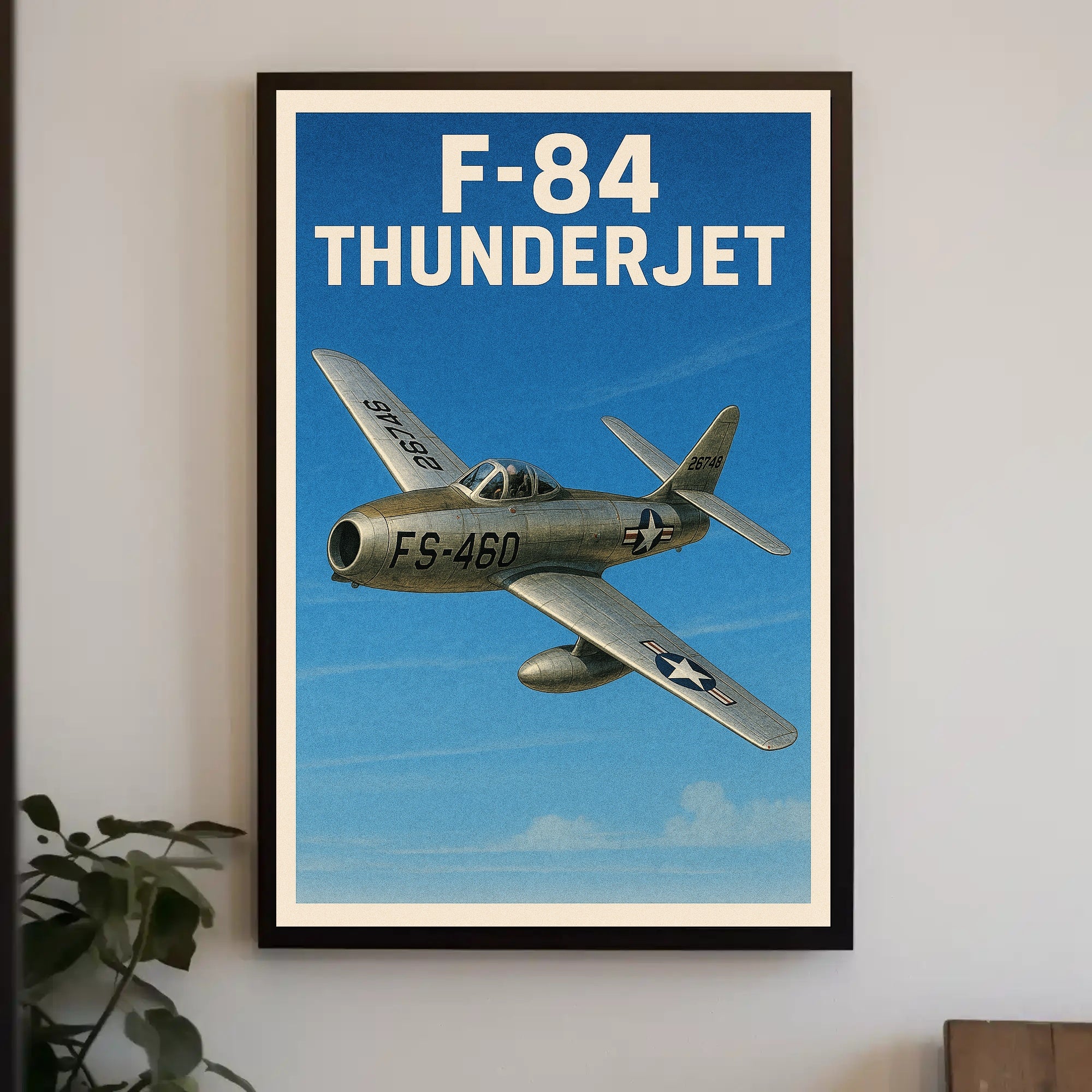 F-84 Thunderjet Poster PosterGoat