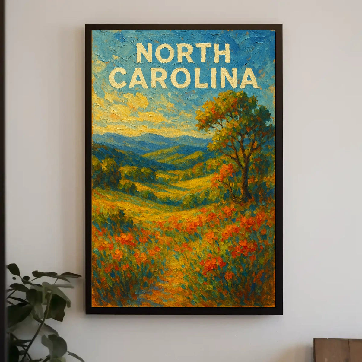 North Carolina Landscape Poster