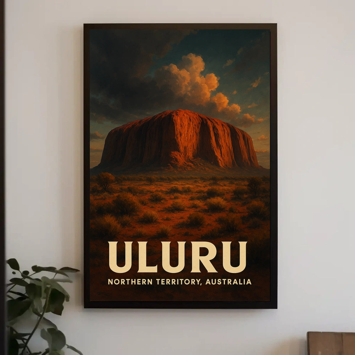 Uluru Australia Outback Sunset Decor Lovers Poster