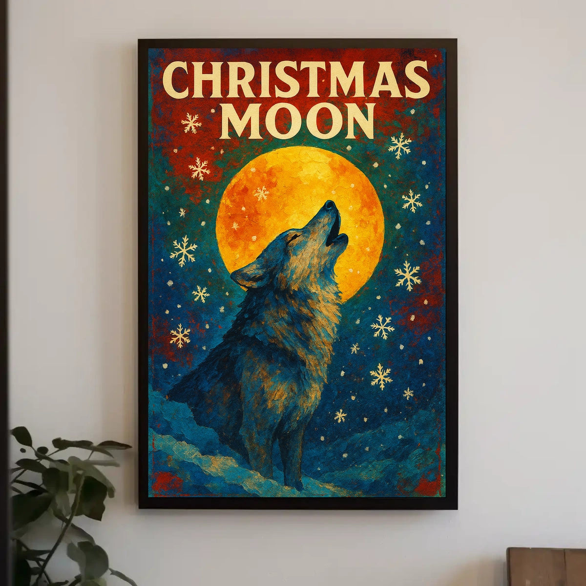 Christmas Moon Poster