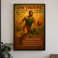 Celebrating a Multifaceted Athlete Poster