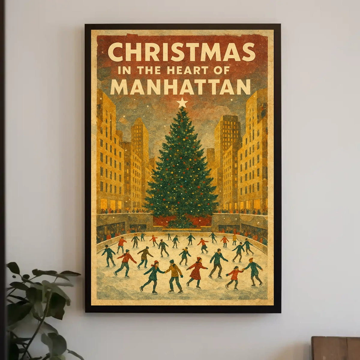 Christmas In The Heart Of Manhattan Poster