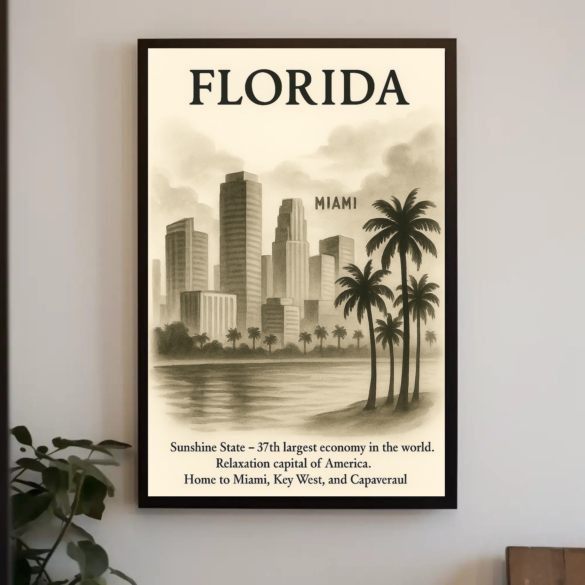 Florida The Sunshine State Poster PosterGoat