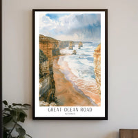 Great Ocean Road Scenic Travel Poster PosterGoat