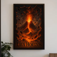 Lava Horizon Poster