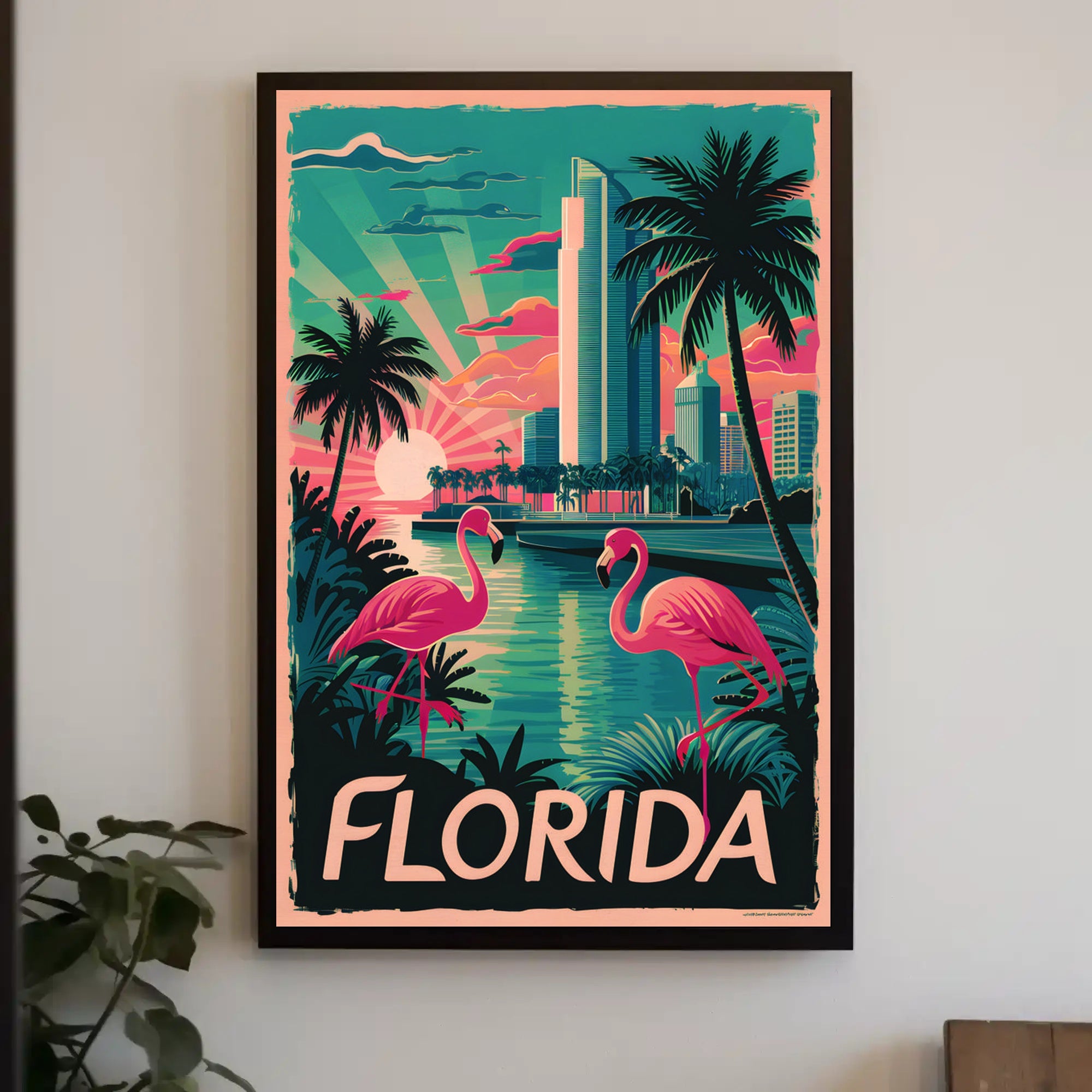 Vibrant Florida Sunset Poster