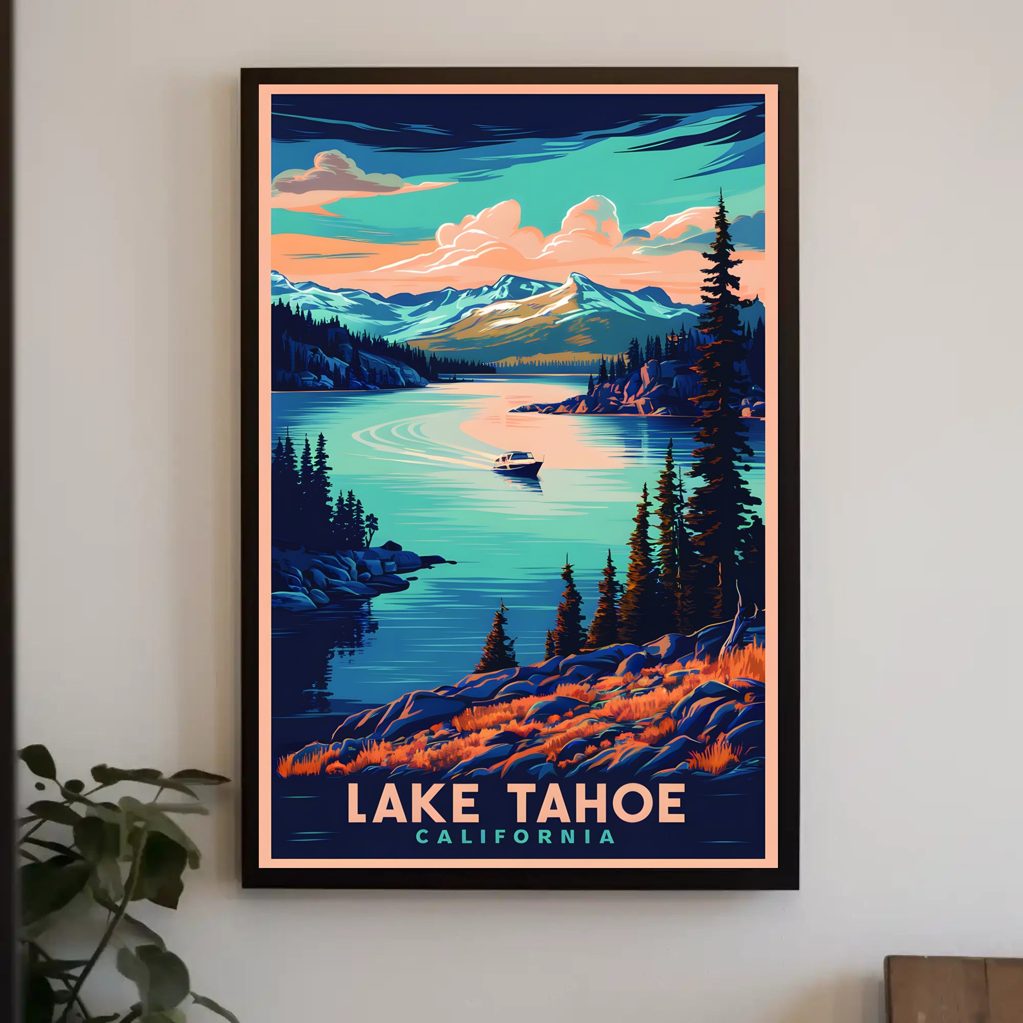 Lake Tahoe Scenic Poster