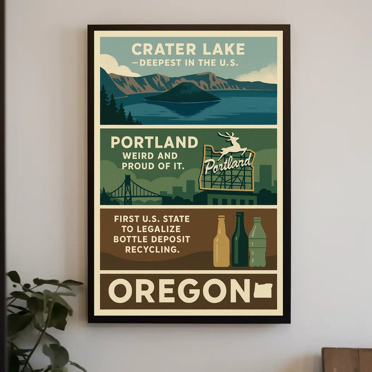 Discover Oregon Poster
