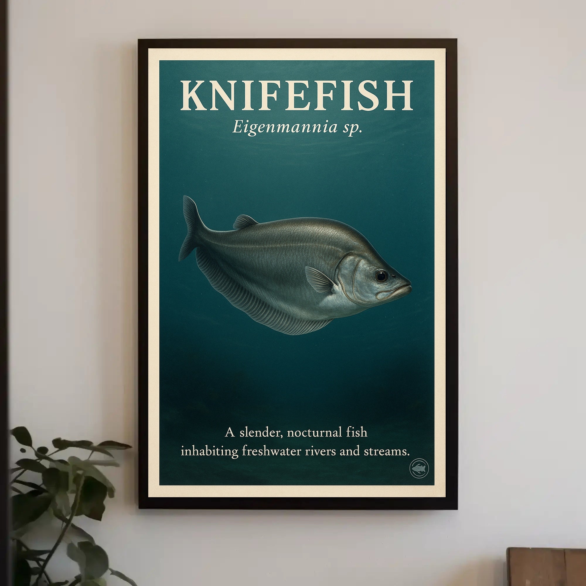 Knifefish Eigenmannia sp Poster PosterGoat
