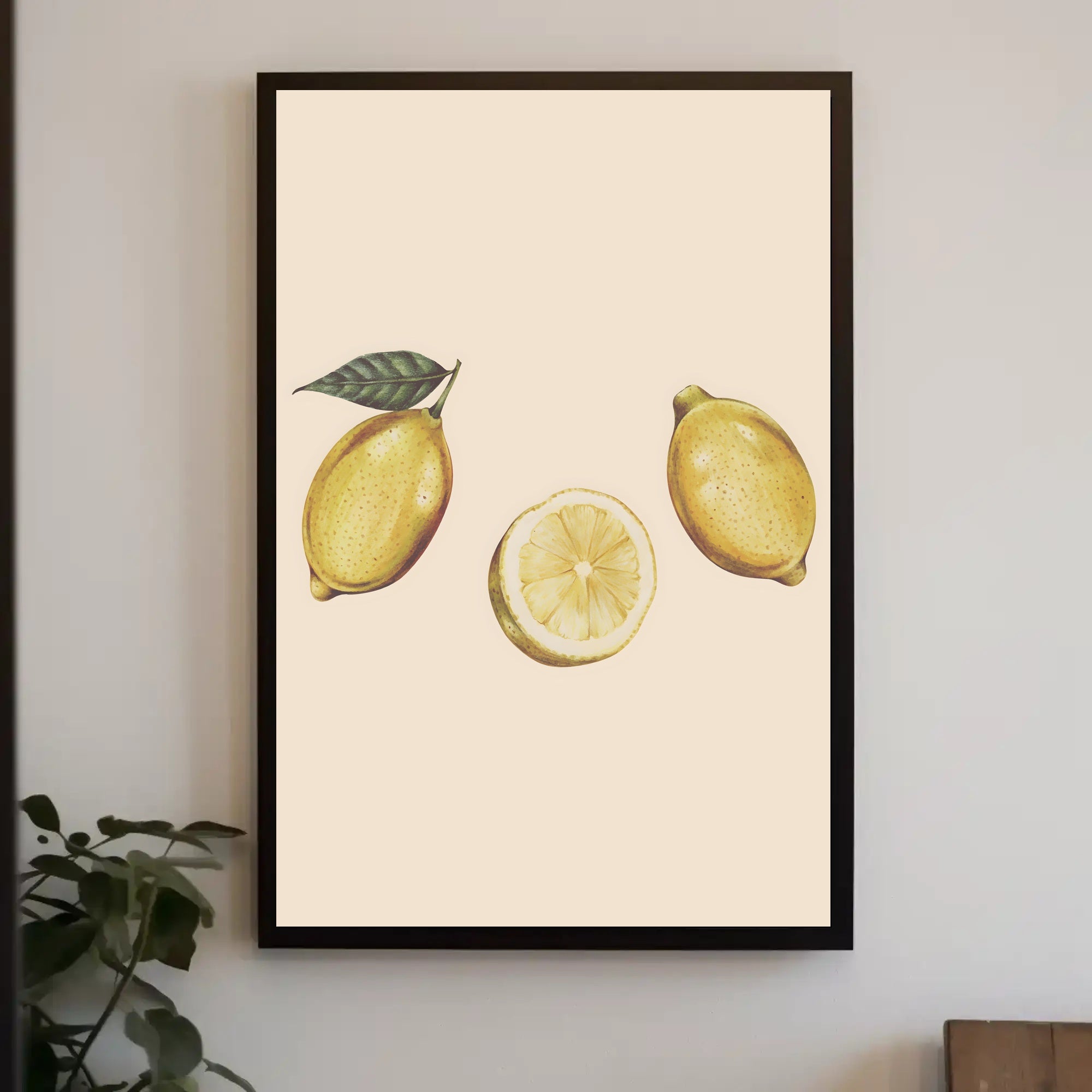 Lemons in Art Poster