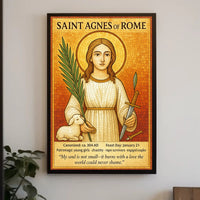 Saint Agnes of Rome Poster PosterGoat