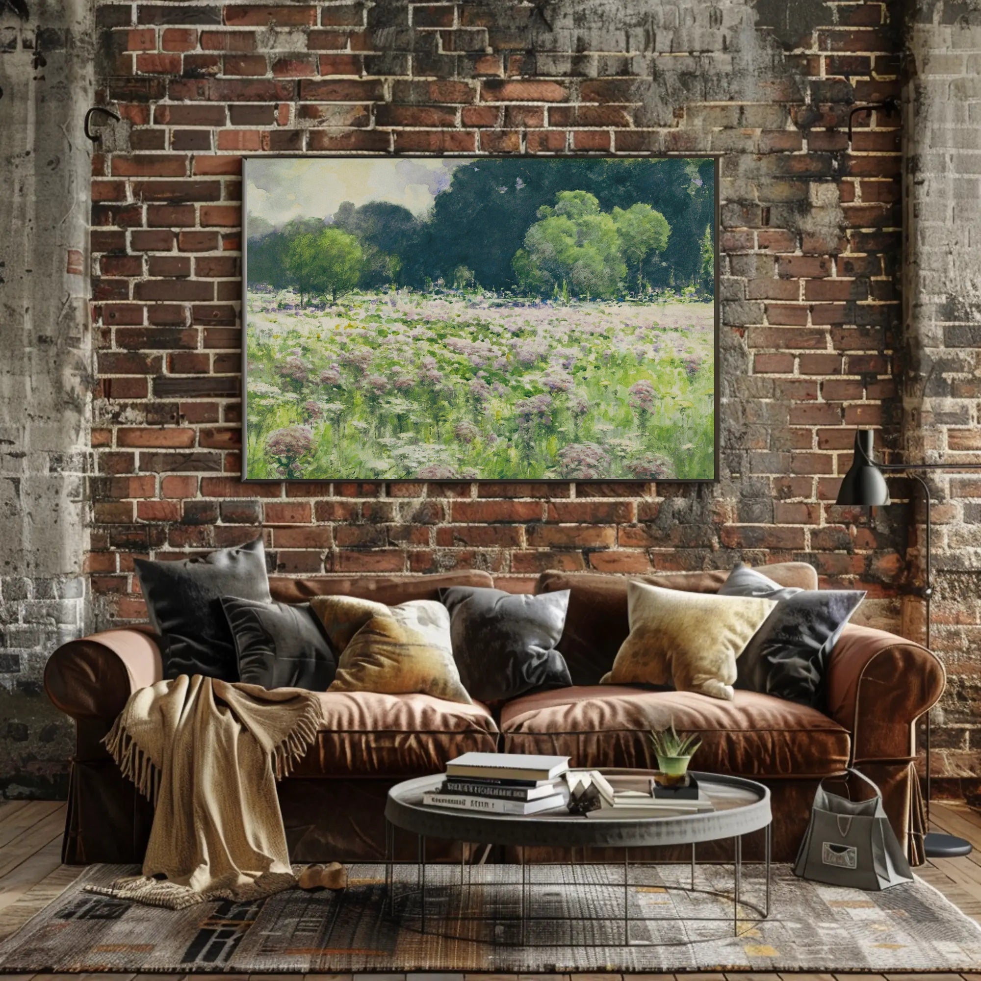 Serene Summer Meadow Poster