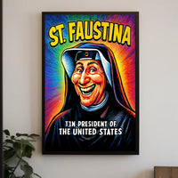 St. Faustina - Tin President of the United States Poster PosterGoat