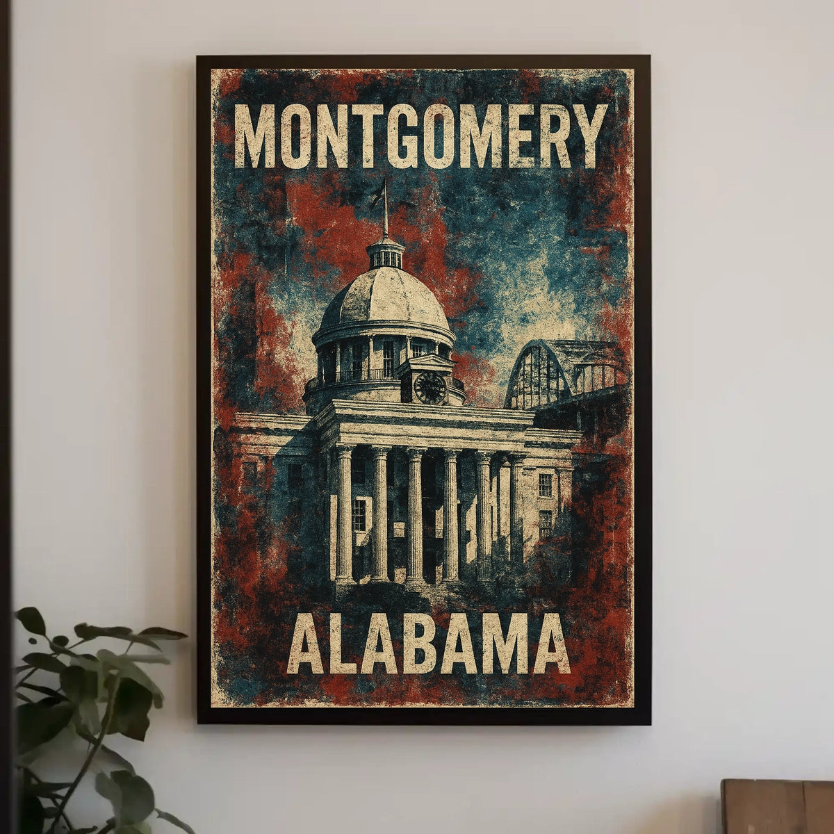 Montgomery, Alabama Poster