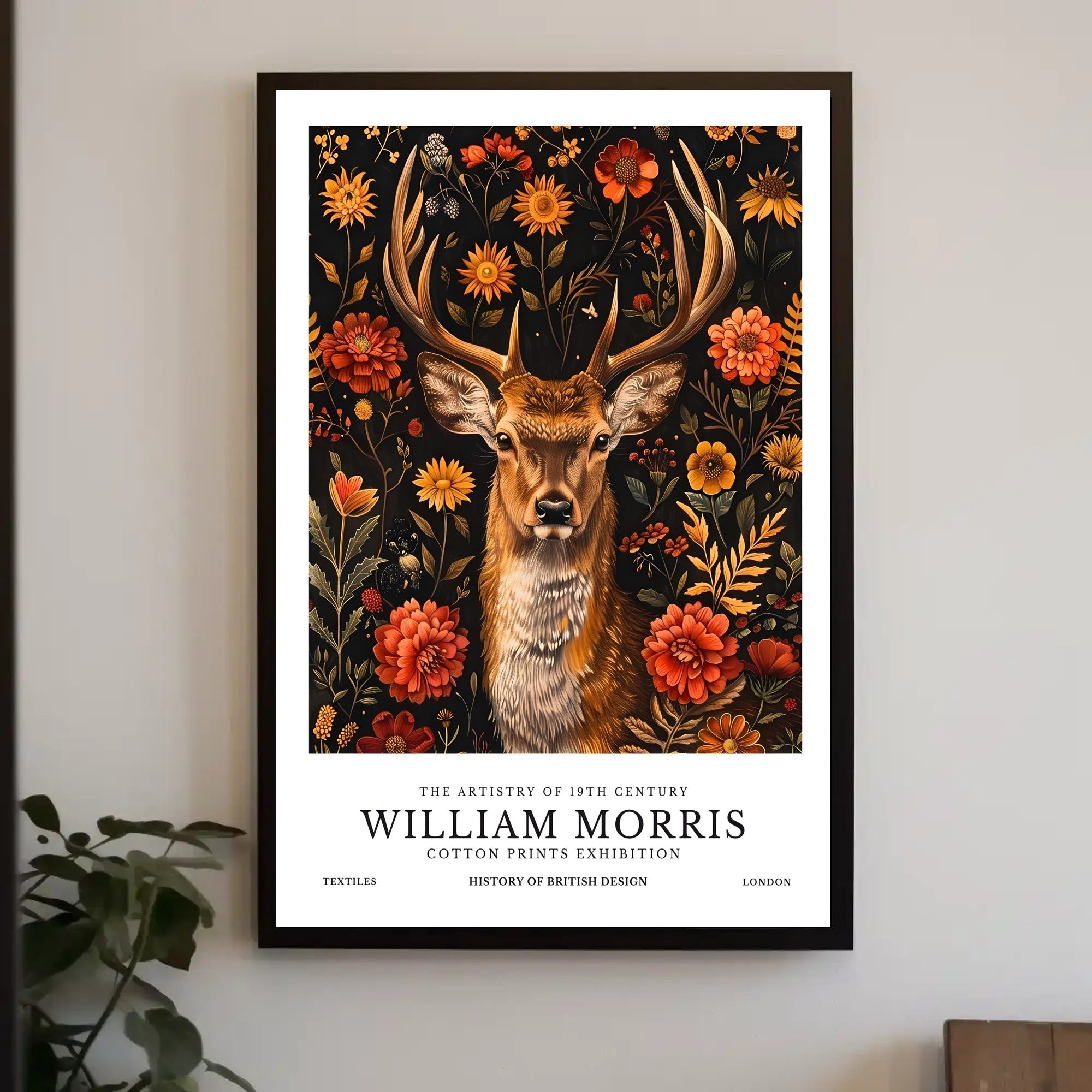 William Morris Floral Exhibition Cultural or Heritage Poster