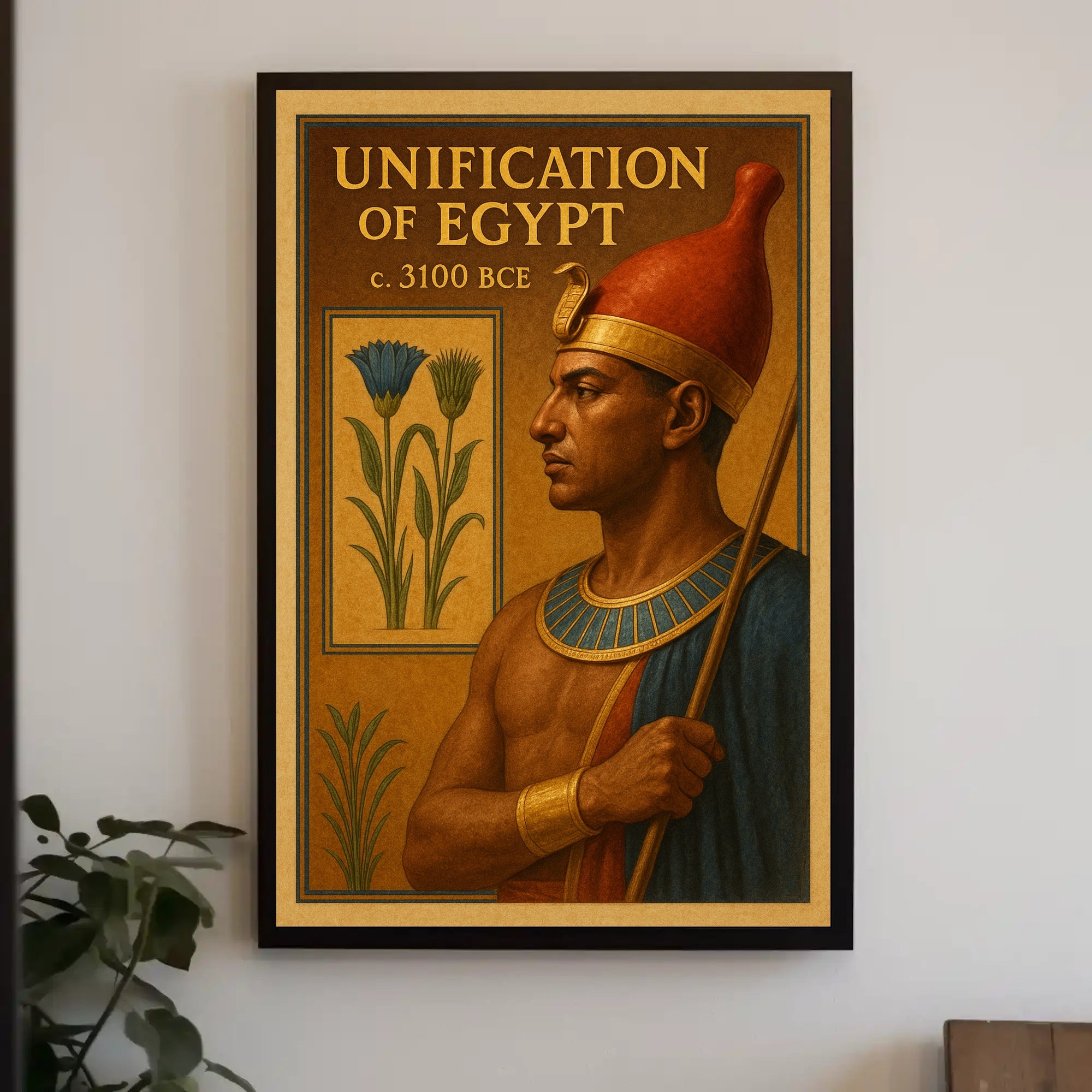 Unification of Egypt c. 3100 BCE Poster PosterGoat
