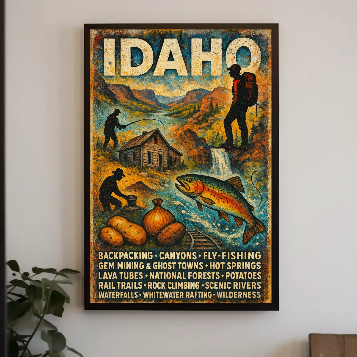 Discover Idahos Wilderness Poster