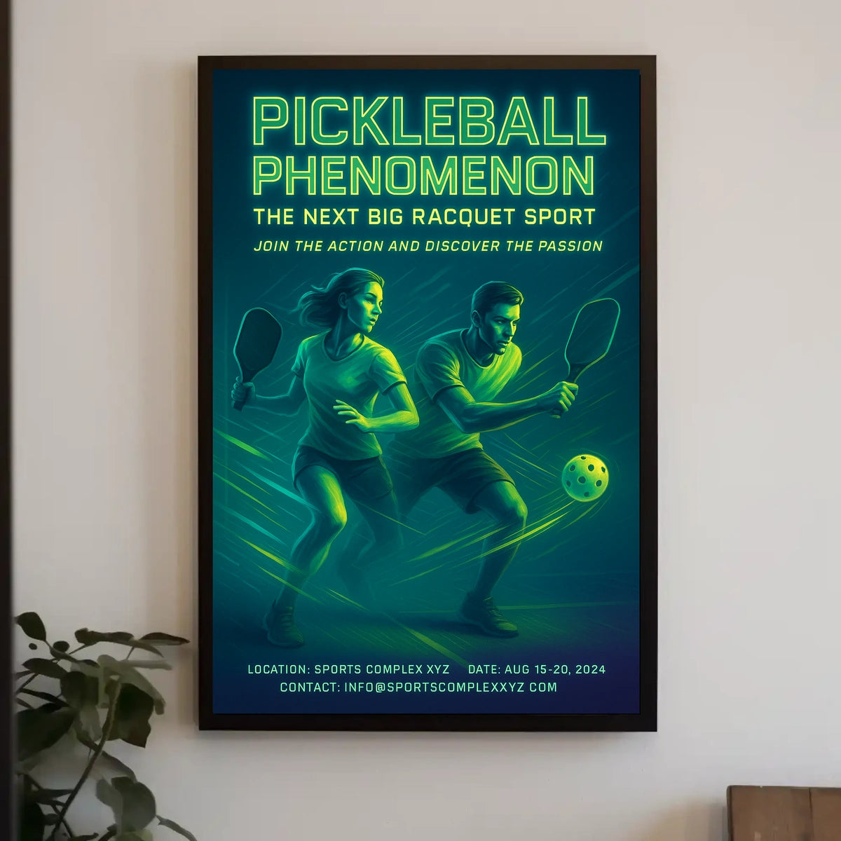 Pickleball Phenomenon Poster