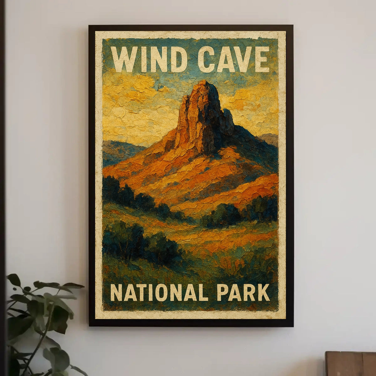 Wind Cave National Park Nature Landscape Photography Realism Wanderlust Decor Poster